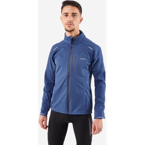 Warm hardloopjack voor heren run 900 regular blauw