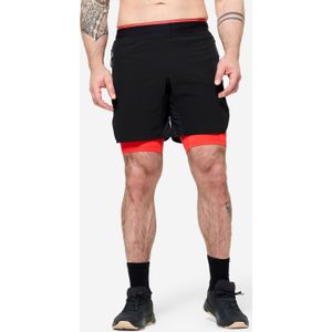 Ademende en lichte crosstrainingshort voor heren celliant zwart