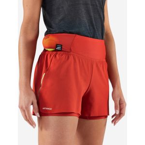 Tennisshort voor dames light hip ball rood