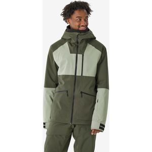 Ski- en snowboardjas 500 am heren groen