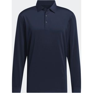 Poloshirt core heren golf synthetisch lange mouwen marineblauw