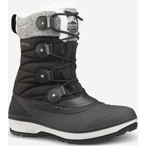 Warme waterdichte snowboots nh500 voor dames zwart