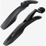 Set harde mtb-spatborden voor en achter v3 zwart 26" 27.5" 29"