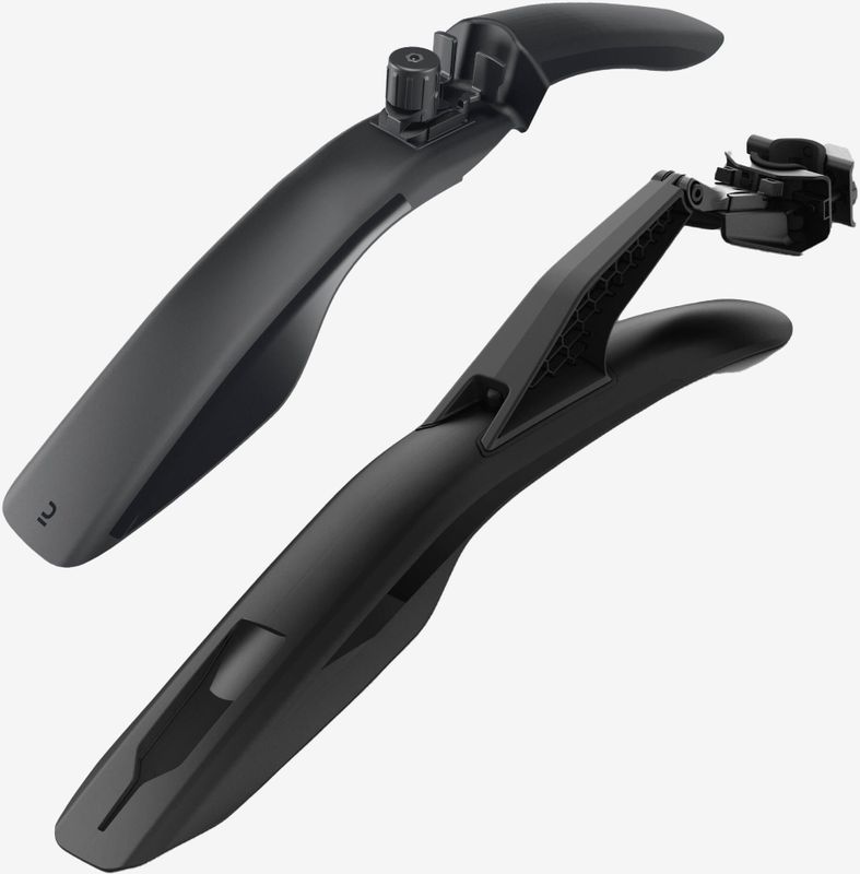 Set harde mtb-spatborden voor en achter v3 zwart 26" 27.5" 29"