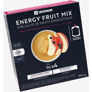 Vruchtenbereiding voor extra energie triatlon appel en rode vruchten 4 x 90 g