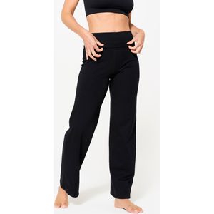 Broek zachte yoga dames zwart