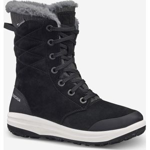 Snowboots dames - warme waterdichte wandelschoenen - sh900 - hoog - zwart