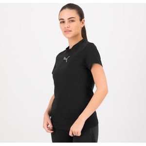 Fitness t-shirt dames katoen zwart