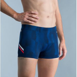 Zwemboxer voor heren fiti blauw wit rood