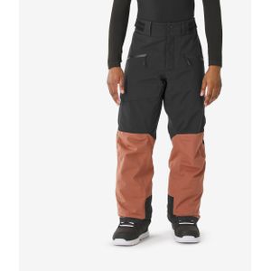 Ski- en snowboardbroek 500 am heren bruin