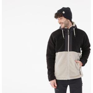 Warme sherpa fleece sh900 voor heren beige