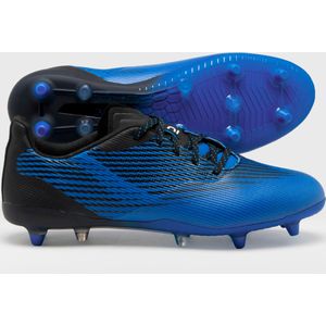 Rugbyschoenen voor volwassenen met vaste noppen score r500 fg blauw/zwart
