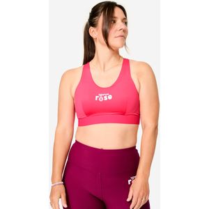 Sportbeha dames racerback limited edition "bougeons en rose"