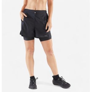 2-in-1 hardloopshort voor dames run 500