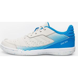 Zaalvoetbalschoenen - Eskudo 500 - Beige/Blauw - Kinderen