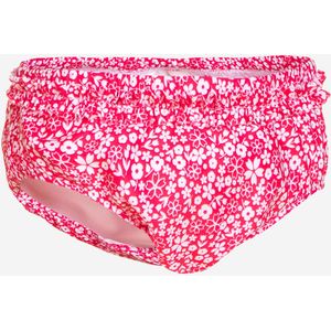 Zwemluierbroekje peuters en kleuters wasbaar roze met bloemenprint