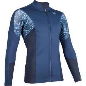 Neopreen - Uv-werend Zwemshirt - Blauw - Lange Mouwen - 1,5 mm