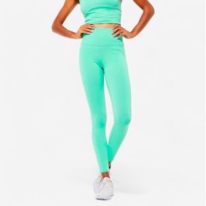 Fitness legging voor dames 520 muntgroen
