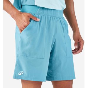 Ademende padelshort voor heren dry blauw