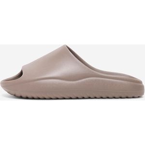 Uniseks slippers slide bruin