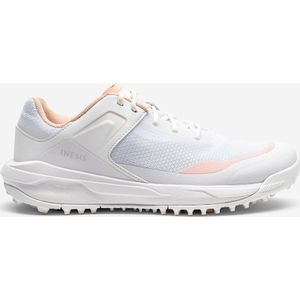 Golfschoenen  dames ww500 wit / rozebeige