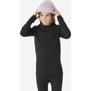 Naadloos thermoshirt bl 500 voor kinderen zwart