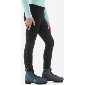 Warme langlauf tight voor kinderen xc s tight 100 zwart