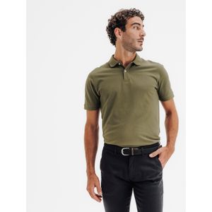 Golfpolo heren mw500 kaki