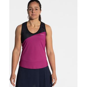 Technische en ademende padeltop voor dames 900 paars