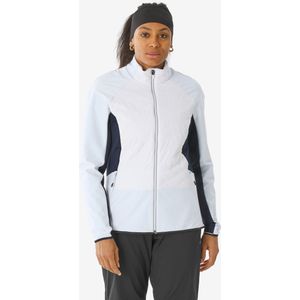 Winddichte jas xcs 500 voor dames wit blauw