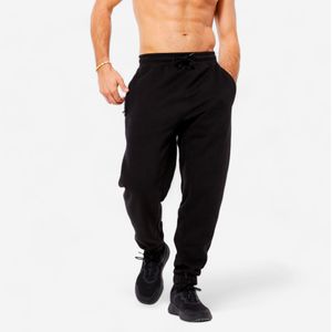 Warme joggingbroek voor heren diepzwart