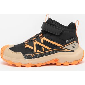 Waterdichte halfhoge wandelschoenen crossrock voor kinderen oranje