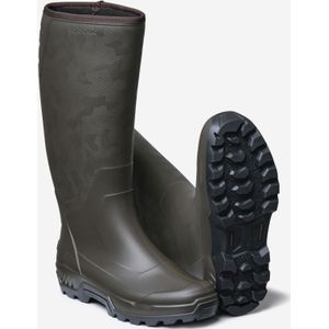 Warme regenlaarzen land 500 gevoerd bruin