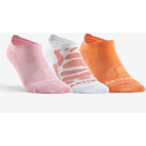 Lage sportsokken rs 160 oranje/roze motief
