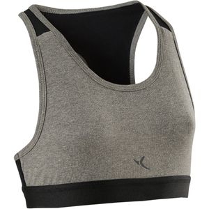 Basic sporttopje voor meisjes grijs