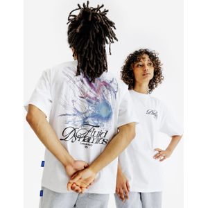 T-shirt met print wit