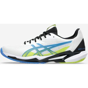 Multicourt tennisschoenen voor heren gel-solution speed ff3 wit blauw
