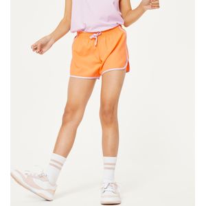 Ademende short voor meisjes oranje paars
