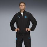 PUMA - Olympique de Marseille - Trainingspak - Zwart - Polyester