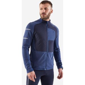 Warme hardloopjas voor heren run 900 warm staalblauw