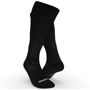 Hoge hardloopsokken run 900 merinowol zwart