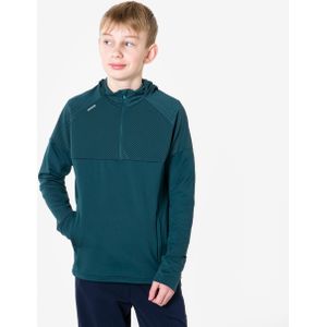 Hardloopshirt warm+ 900 kinderen lange mouwen blauw