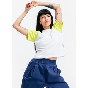 T-shirt uppercute dames geel