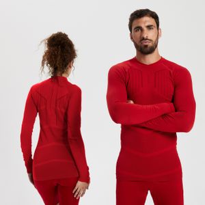 Thermoshirt unisex keepdry 500 met lange mouwen rood