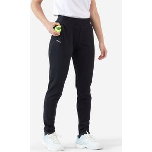 Tennisbroek voor dames dry 900 zwart