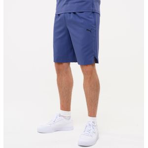 Herenshort active blauw