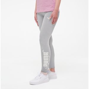 Fitnesslegging 7/8-lengte katoen voor dames grijs