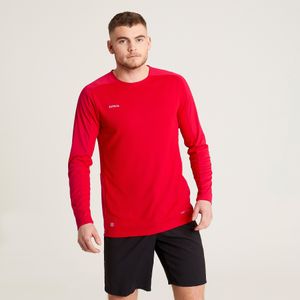 Voetbalshirt viralto club lange mouwen rood