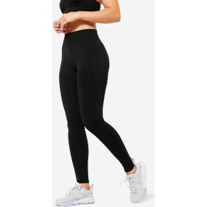 Naadloze booty lift legging voor dames zwart