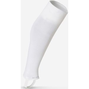 Voetbalsokken zonder voet f500 wit